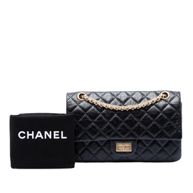 Quilted Aged Calfskin Reissue 2.55 Double Flap 225 - Image 7