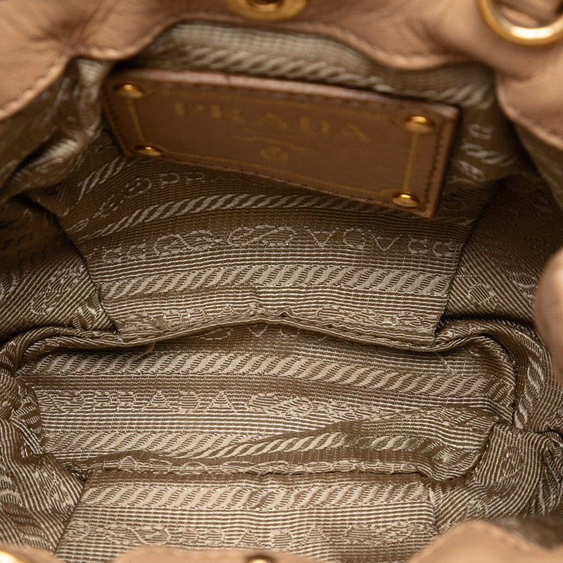 Nappa Leather Antique Bucket Bag - Image 4