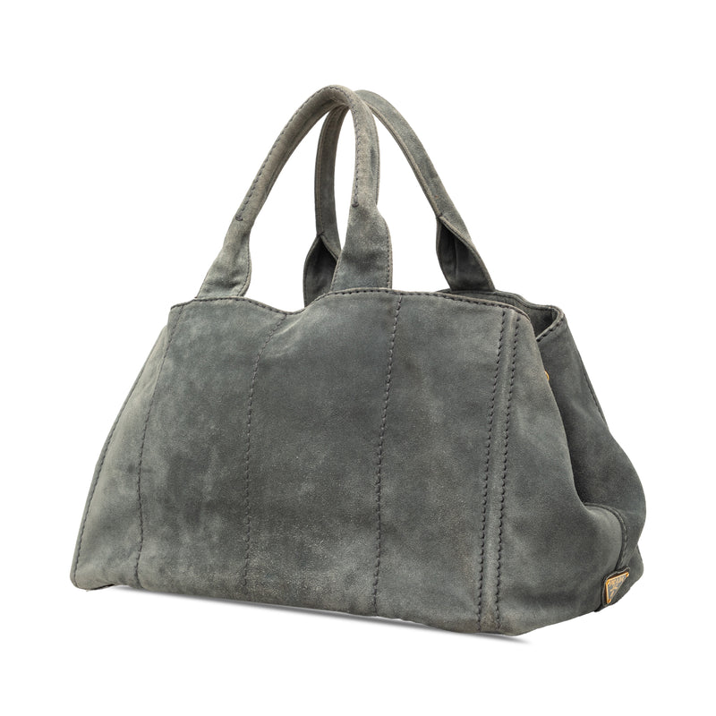 Large Scamosciato Canapa Logo Satchel - Image 2