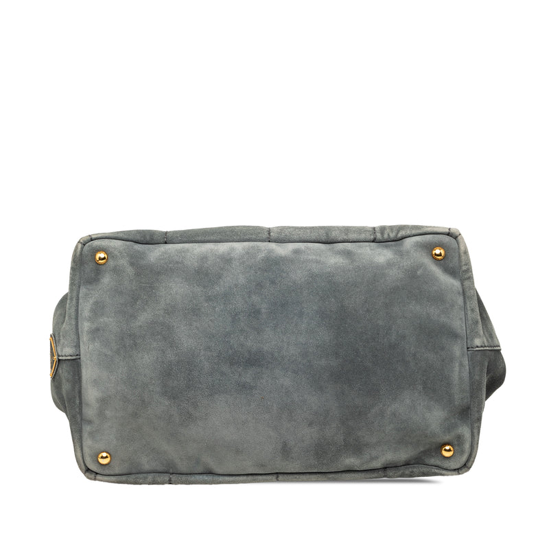 Large Scamosciato Canapa Logo Satchel - Image 3