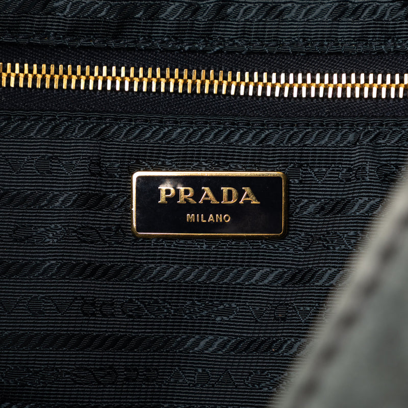 Large Scamosciato Canapa Logo Satchel - Image 5