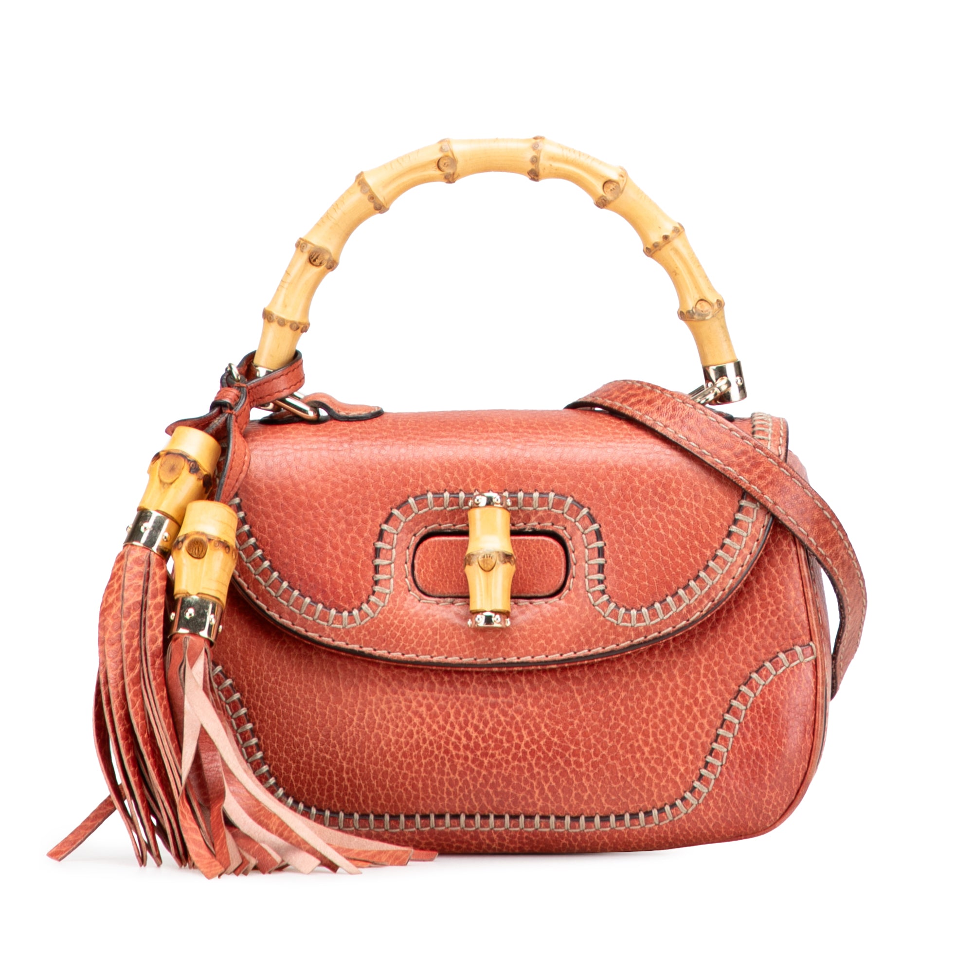 Small Leather New Bamboo Satchel - Image 1