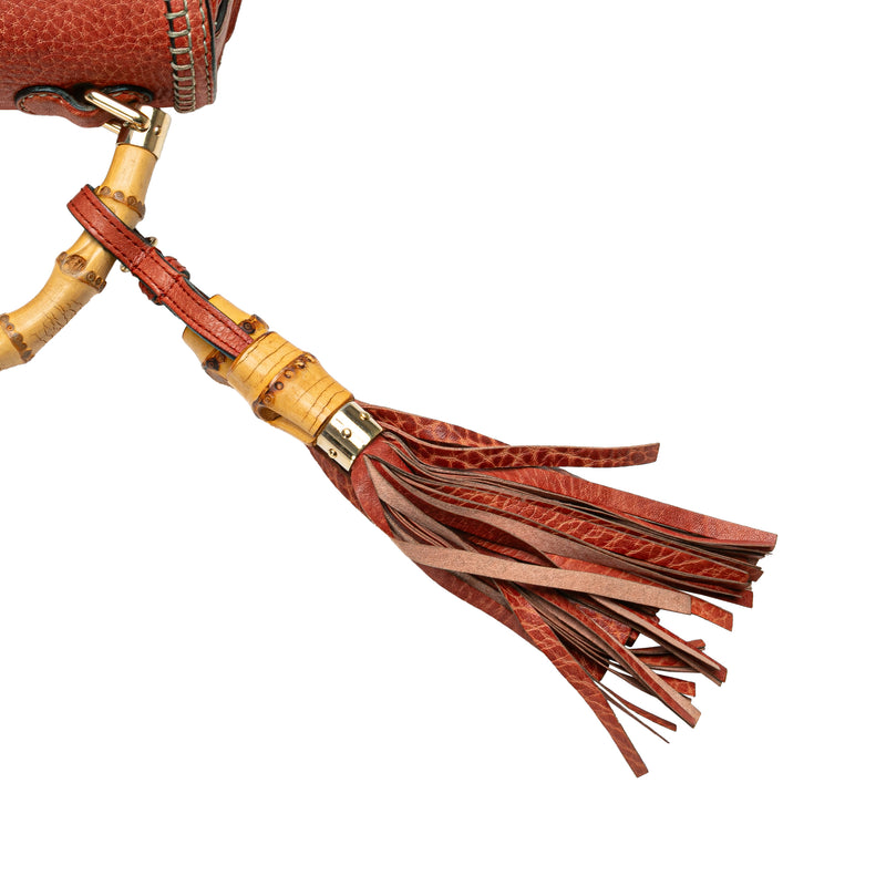 Small Leather New Bamboo Satchel - Image 12