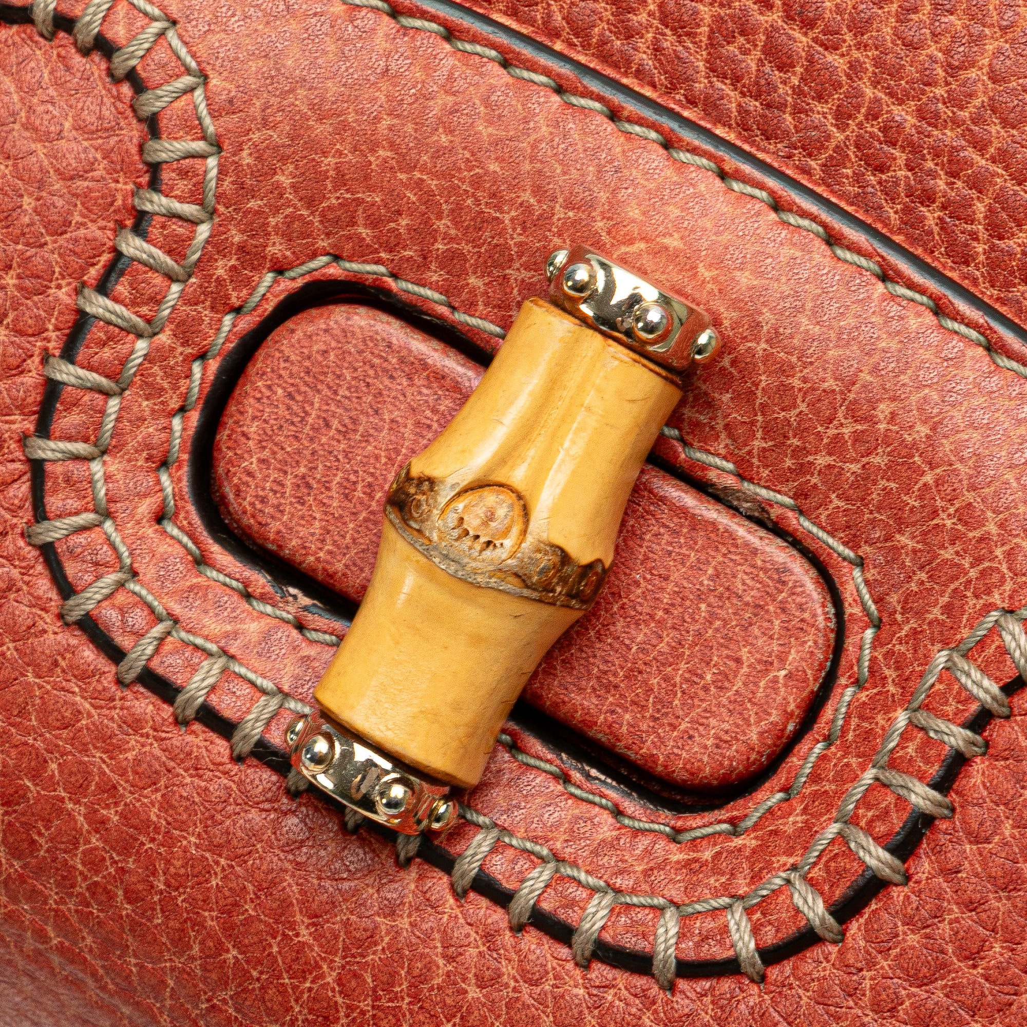 Small Leather New Bamboo Satchel - Image 8