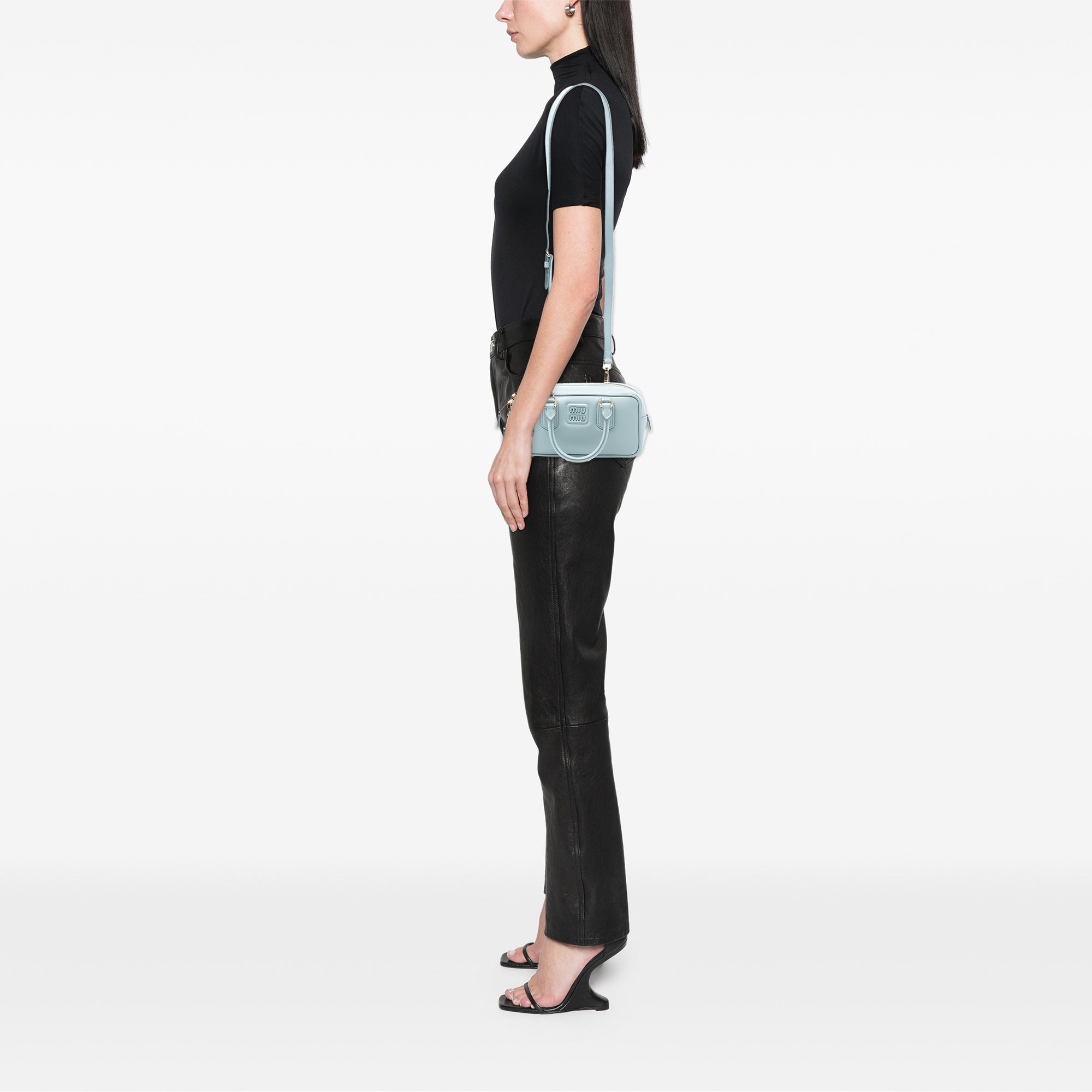Leather Arcadie Satchel - Image 6