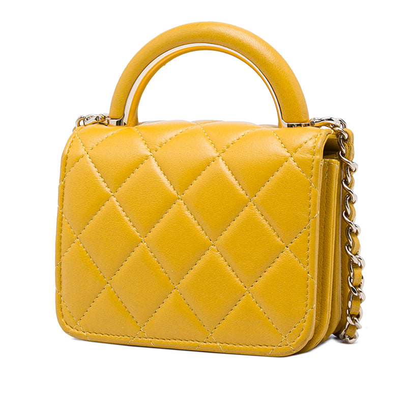Mini Lambskin Paris Le19M Charming Top Handle Flap - Image 2