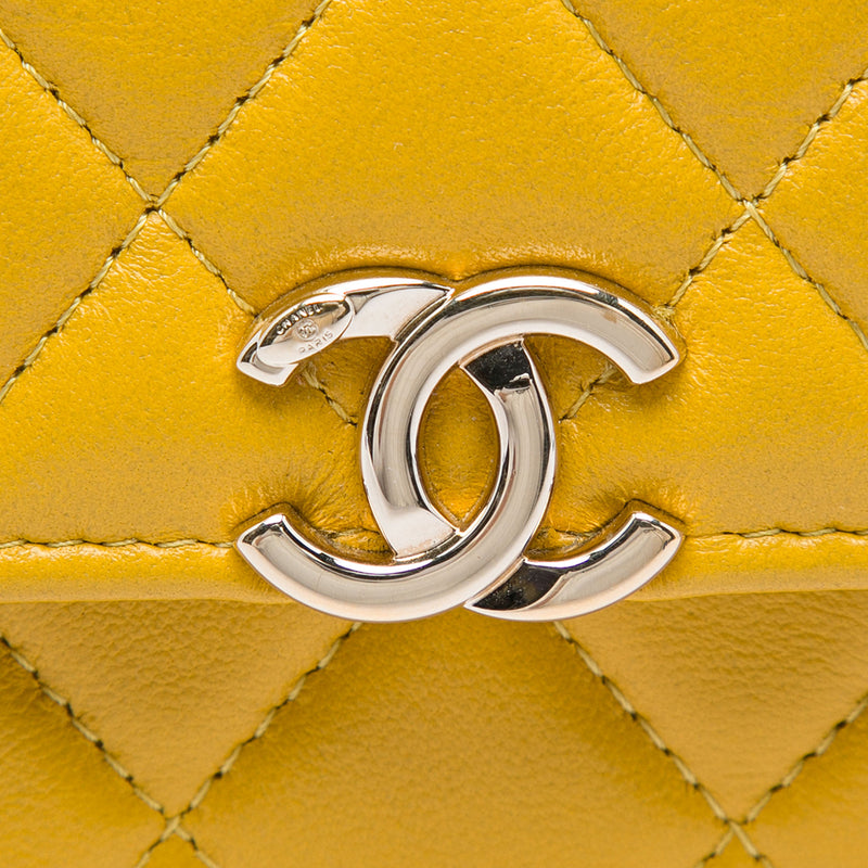 Mini Lambskin Paris Le19M Charming Top Handle Flap - Image 6