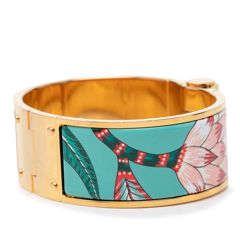 Wide Savana Dance Charniere Hinged Bracelet - Image 2