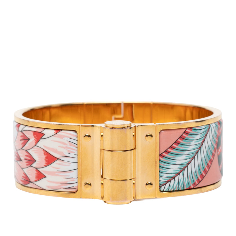 Wide Savana Dance Charniere Hinged Bracelet - Image 3