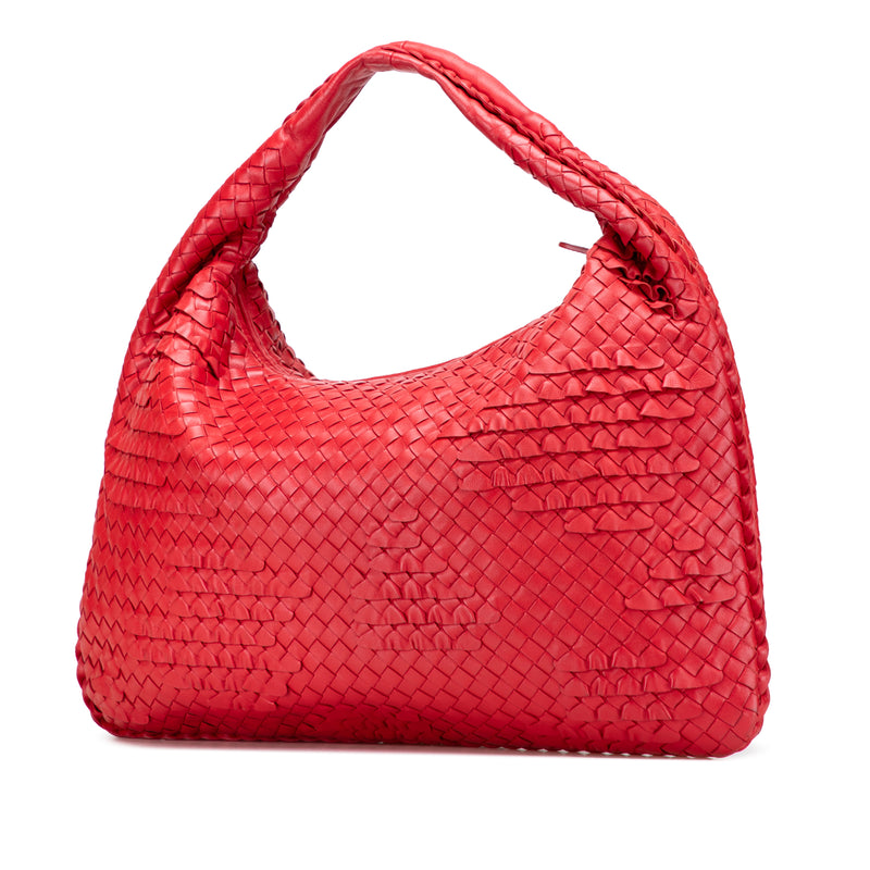 Medium Nappa Intrecciato Ruffle Veneta Hobo - Image 2