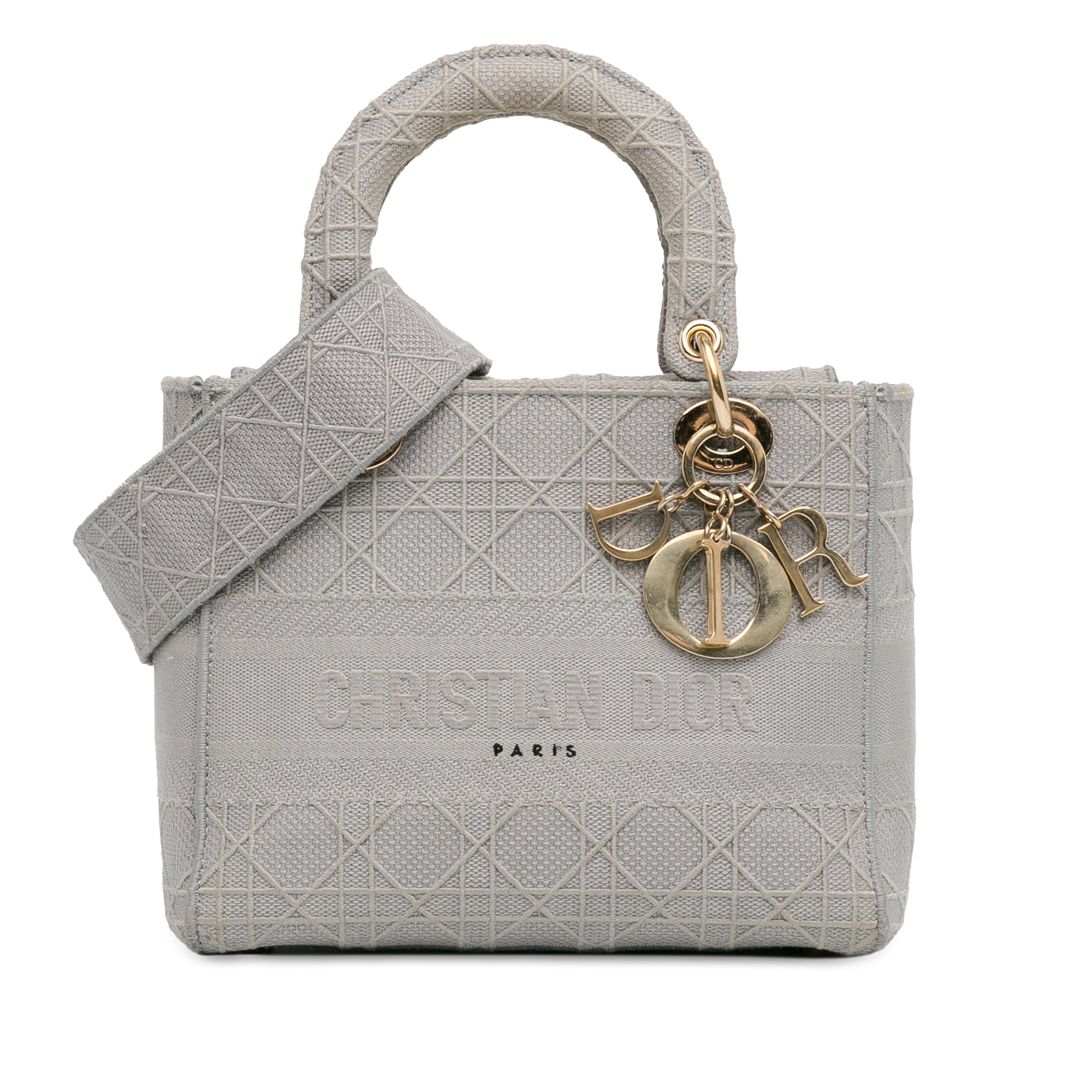 Medium Canvas Cannage Lady D Lite - Image 1
