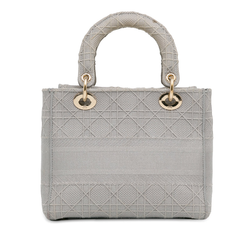 Medium Canvas Cannage Lady D Lite - Image 3