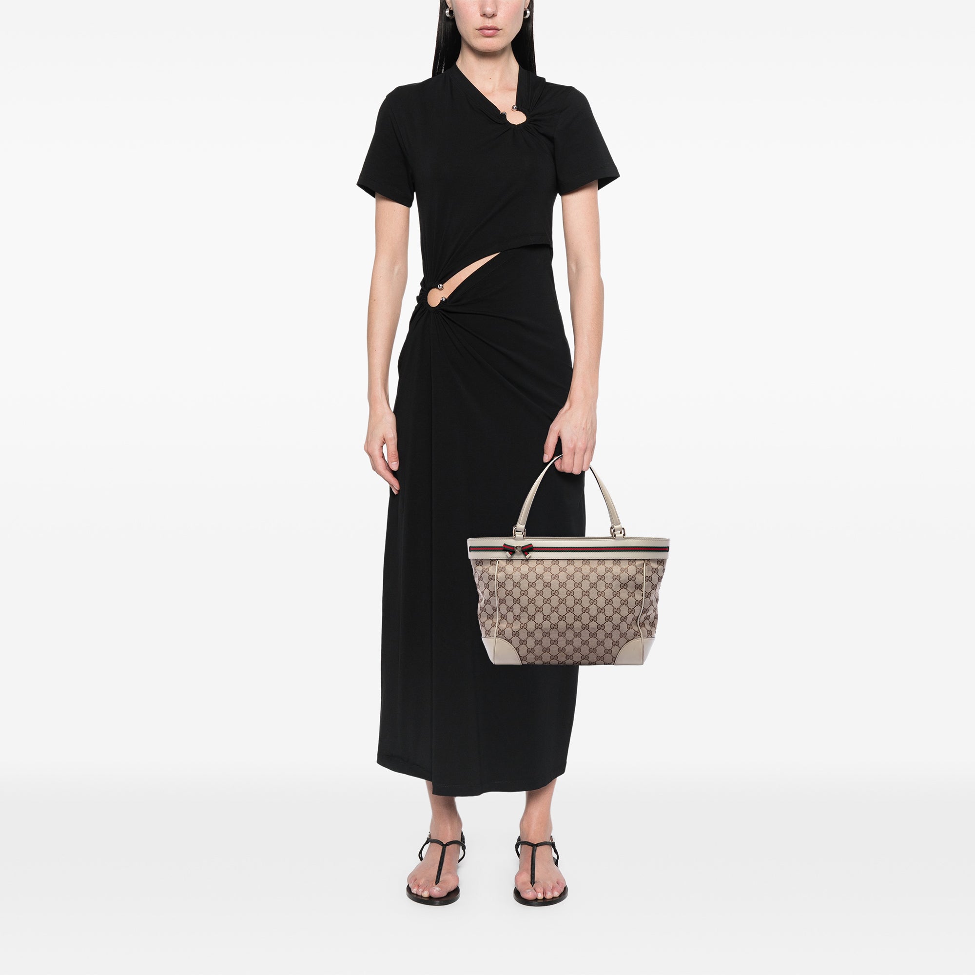 GG Canvas Web Mayfair Tote - Image 6