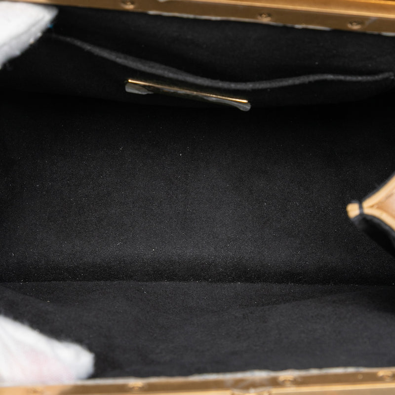 Small Calfskin Kiss Lock Frame Bag - Image 4