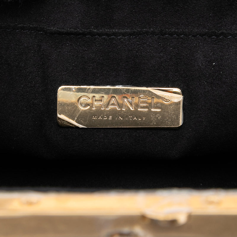 Small Calfskin Kiss Lock Frame Bag - Image 5