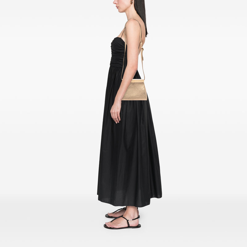 Small Calfskin Kiss Lock Frame Bag - Image 7