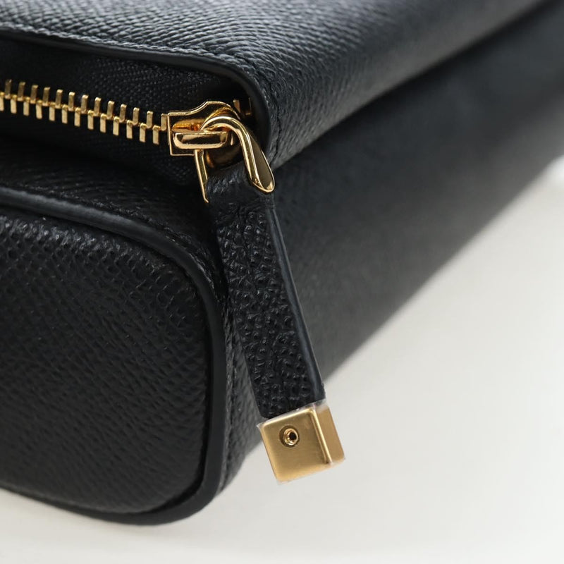 Christian Dior Caro Double Leather Black Bag