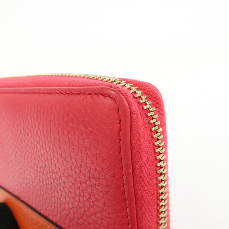 Gucci Bamboo Tassel Zip Leather Pink Accessory