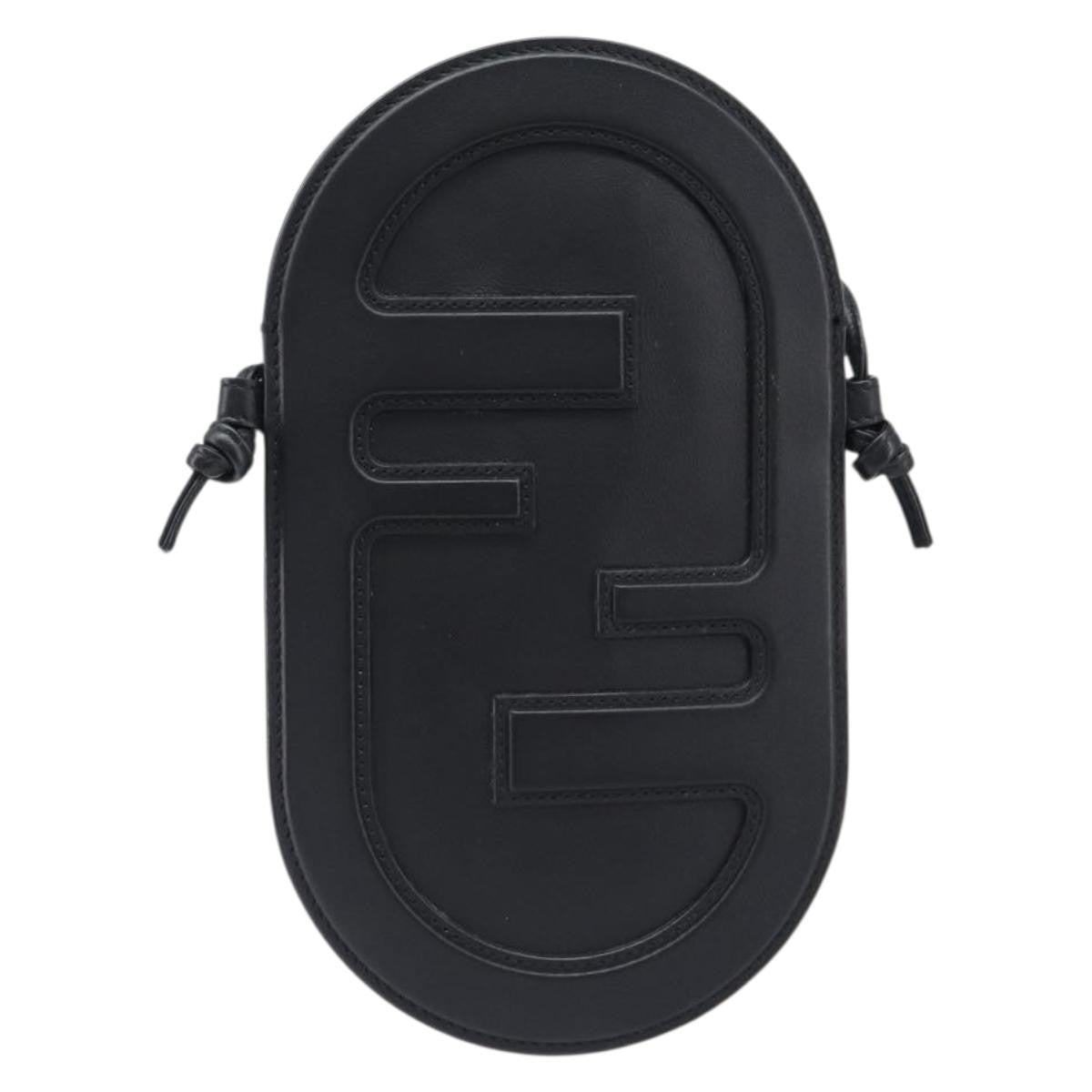 Fendi Olock Camera Leather Black Bag