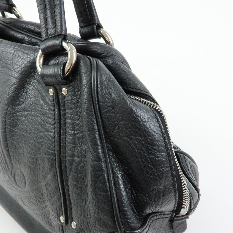 Celine Macadam Leather Black Bag