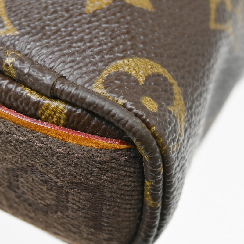 Louis Vuitton Trotteur Beaubourg Monogram Canvas Brown Bag