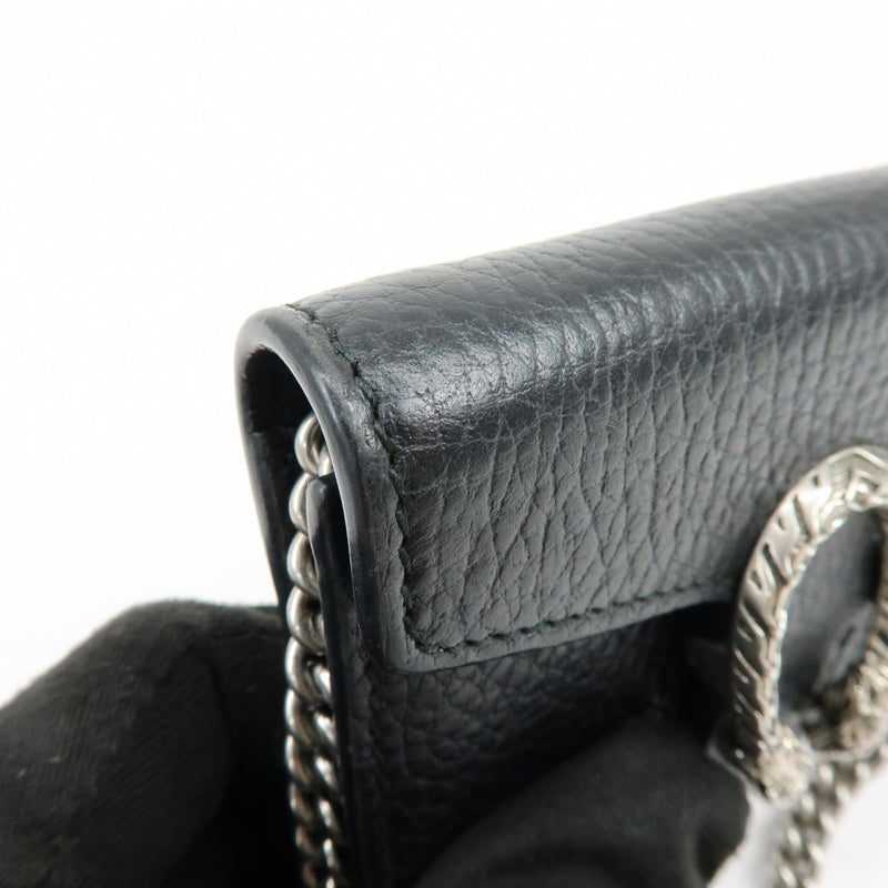 Gucci Dionysus Leather Black Bag