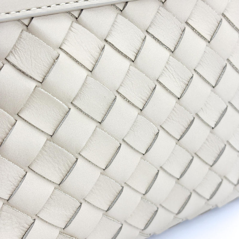 Bottega Veneta Duo Intrecciato Nappa Beige Leather Bag
