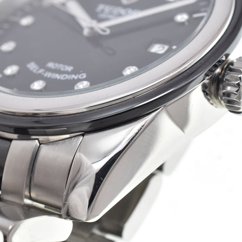 Tudor Glamour Day Date Automatic Stainless Steel With Diamonds Watches