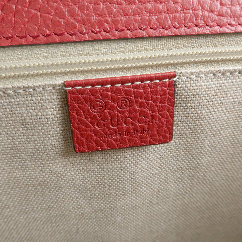 Gucci Interlocking Leather Red Bag