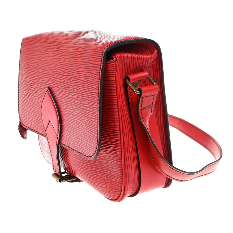 Louis Vuitton Cartouchiere Epi Leather Red Bag