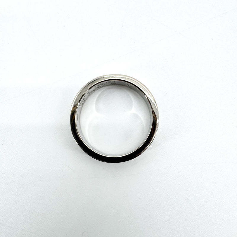 Cartier Love 3 Diamonds Band 18k White Gold With Diamond Silver Bijoux