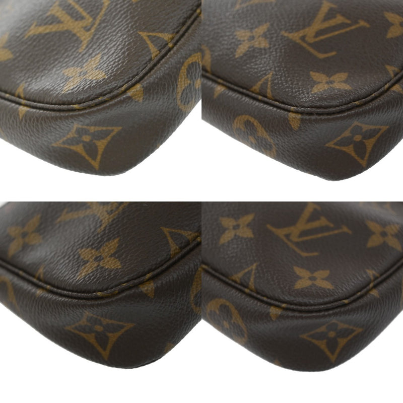 Louis Vuitton Mini Pochette Accessoires Canvas Brown Bag