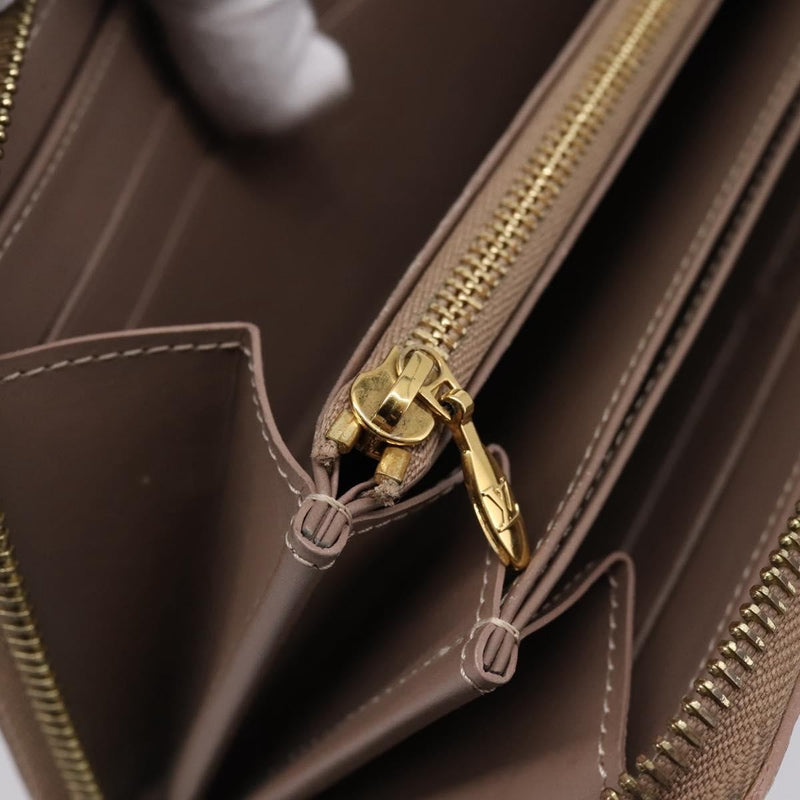 Louis Vuitton Zippy Monogram Vernis Beige Patent_leather Accessory