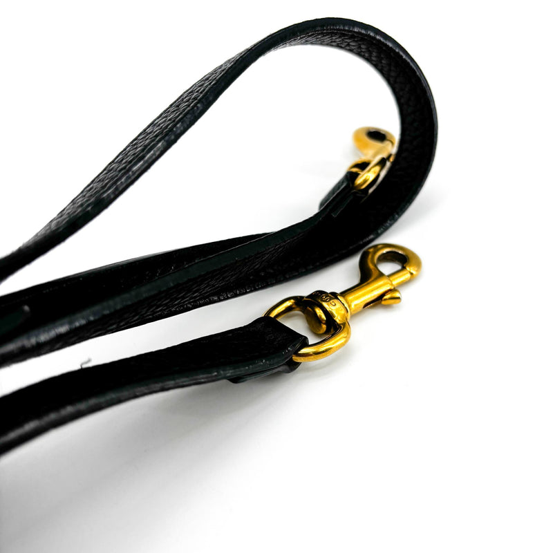 Gucci Gg Marmont Belt Matelasse Leather Black Calfskin Bag