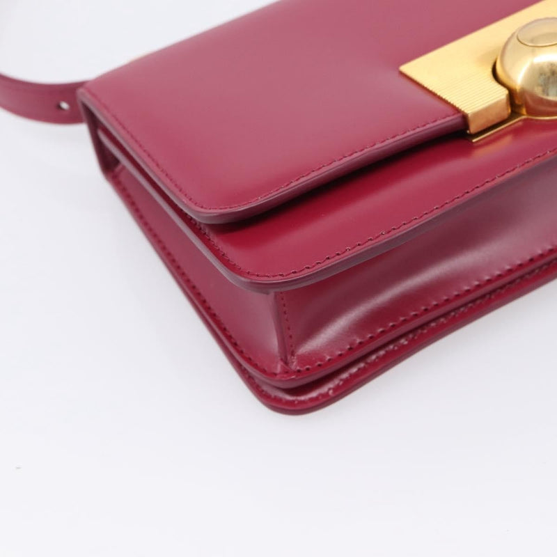 Bottega Veneta Bv Classic Smooth Calfskin Burgundy Leather Bag