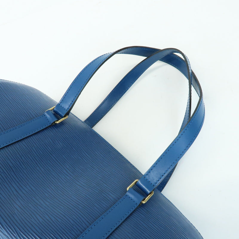 Louis Vuitton Soufflot Epi Leather Blue Bag