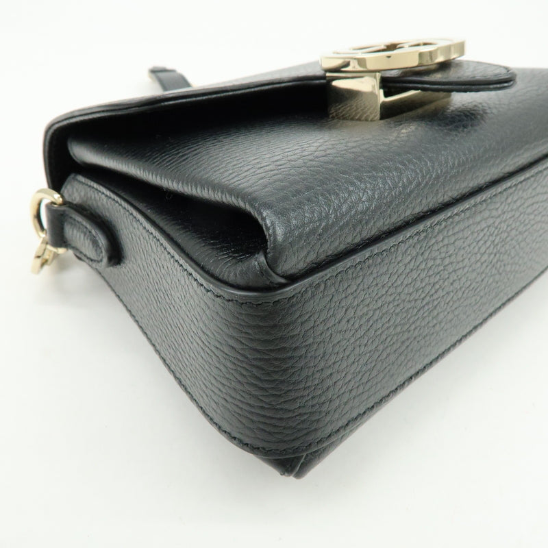 Gucci Interlocking Leather Black Bag