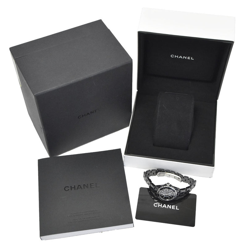 Chanel J12 Quartz Ceramic And Stainless Steel With Diamond Markers Watches