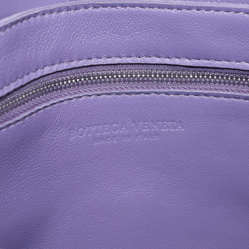 Bottega Veneta Cassette Maxi Intrecciato Leather Purple Bag