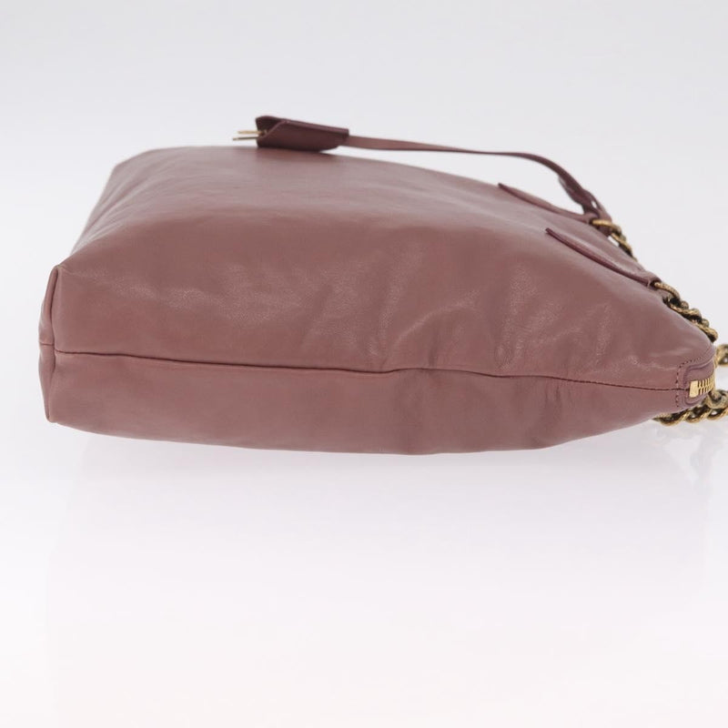 Louis Vuitton Lockit Chain Boudoir Leather Pink Bag
