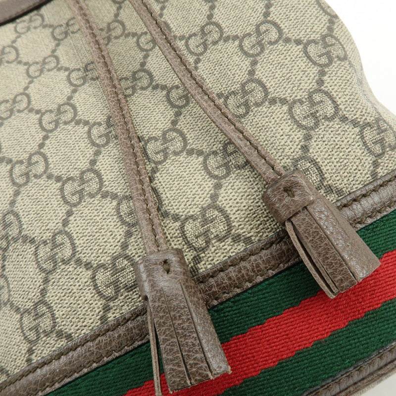Gucci Ophidia Bucket Gg Coated Canvas Beige Bag