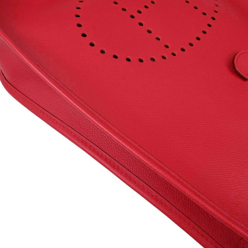 Hermes Evelyne Bag Gen Iii Epsom Red Leather