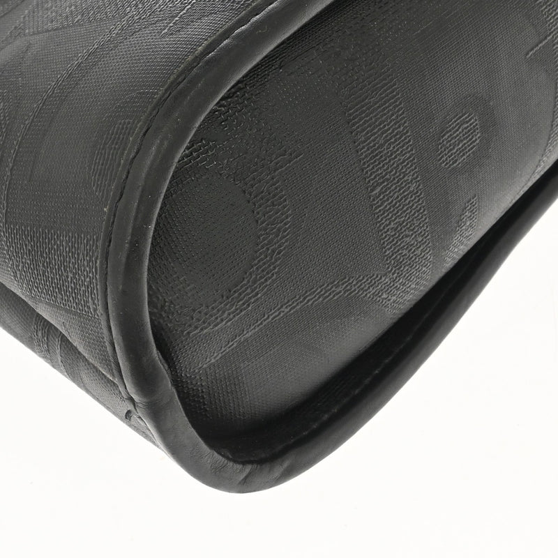 Christian Dior Vintage Canvas Black Pvc Bag