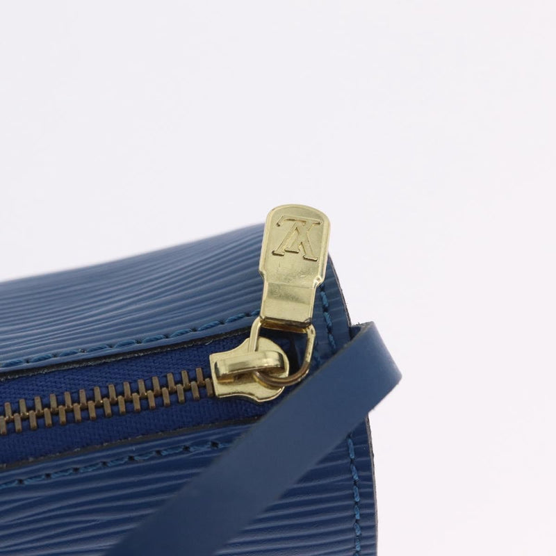 Louis Vuitton Soufflot Pochette Epi Leather Blue Bag