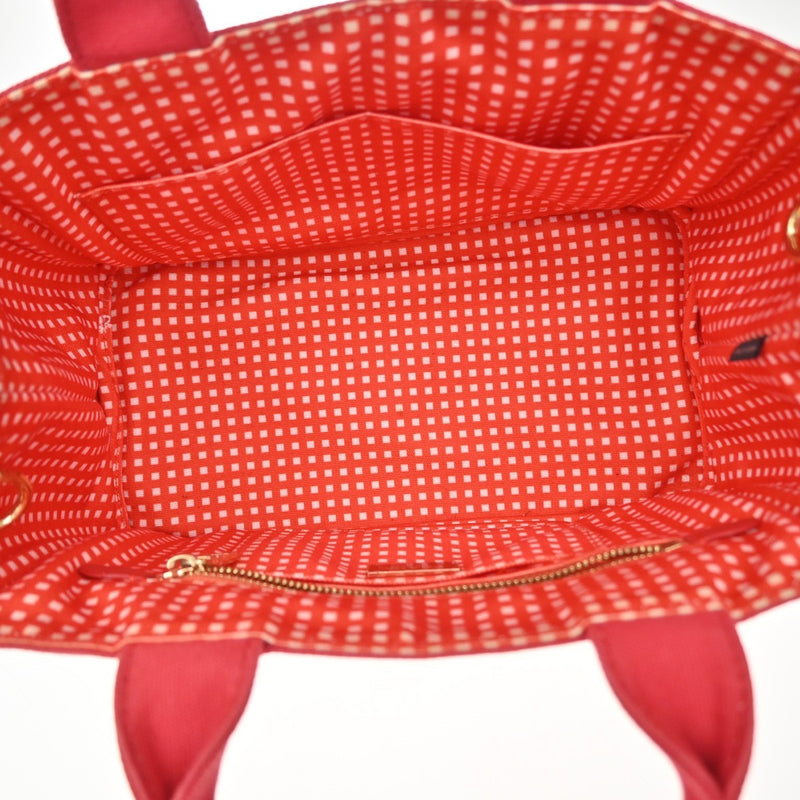 Prada Canapa Canvas Red Bag