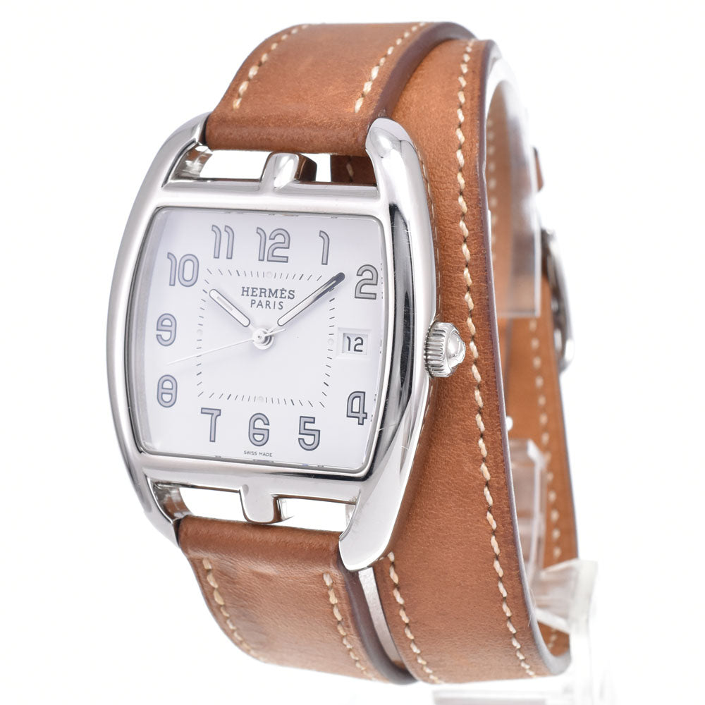 Hermes Cape Cod Quartz Stainless Steel And Leather Watches