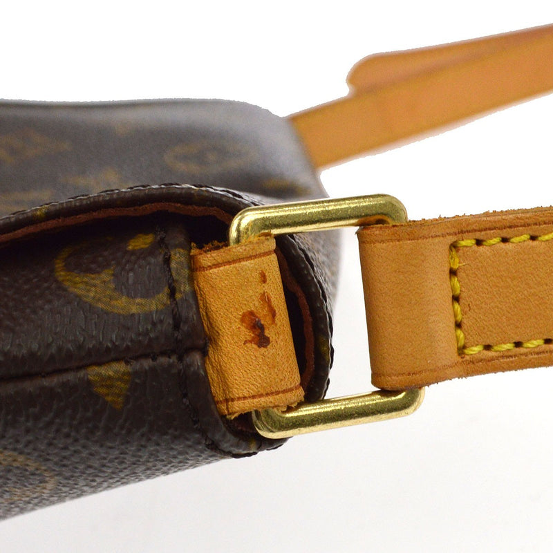 Louis Vuitton Musette Tango Monogram Canvas Brown Bag