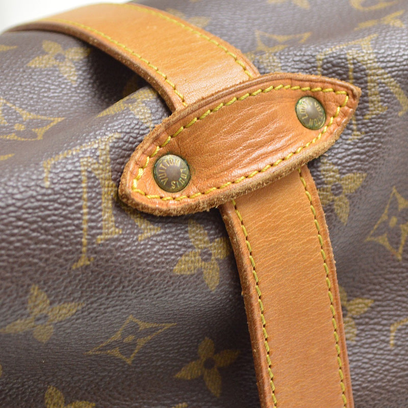 Louis Vuitton Saumur Monogram Canvas Brown Bag