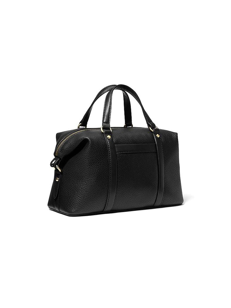 Michael Kors Beck Shoulder Bag — Black Polyurethane