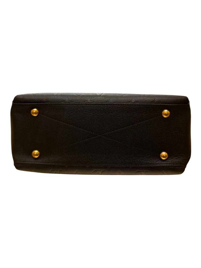 Louis Vuitton Georges Monogram Empreinte Leather Black Bag